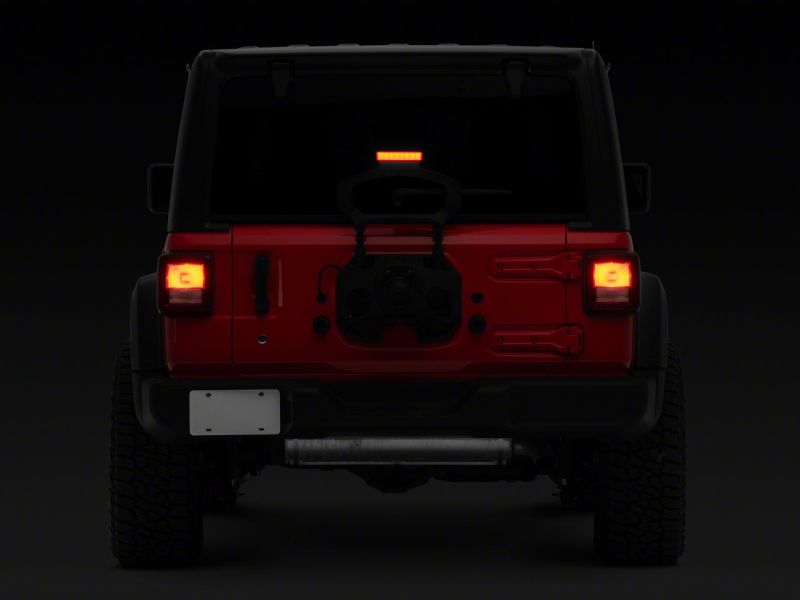 Raxiom 18-23 Jeep Wrangler JL Axial Series Hyper Flash LED Third Brake Light- Red