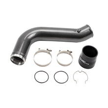 Load image into Gallery viewer, Wehrli 17-19 Chevrolet 6.6L L5P Duramax Passenger Side 3.5in Intercooler Pipe - Blueberry Frost