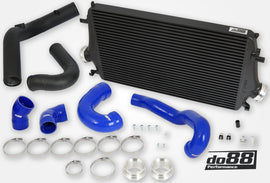do88 10-11 SAAB NG 9-5 2.8T/Turbo6 BigPack Intercooler Kit w/Blue Hoses