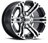 ITP SS 212 14x8 / 4x110 BP / 5+3 Offset Machined Wheel