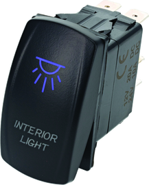 DragonFire Racing Lighted Switch On/Off Blue