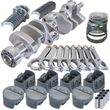 Eagle Chevy 350 1Pc 3.750in Crank 5.700in H-Beam -5cc Flat Top 4.030in Pistons Balanced Assembly