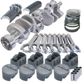 Eagle Chevy 350 1Pc 3.750in Crank 5.700in H-Beam -5cc Flat Top 4.040in Pistons Balanced Assembly