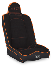 Load image into Gallery viewer, PRP Daily Driver High Back Suspension Seat- Black/Orange Tweed