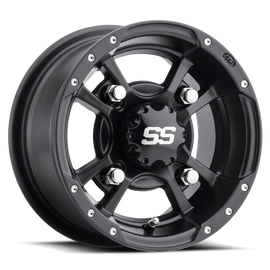 ITP SS 112 10x8 / 4x110 BP / 3+5 Offset Black Wheel