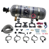 Nitrous Express 2024+ Ford Mustang 5.0L Dual Throttle Body Plate System w/12lb Composite Bottle