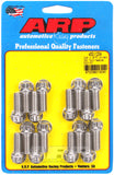 ARP 3/8 x .875 Drilled SS 12pt Header Bolt Kit