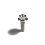 Ticon Industries Titanium Bolt Flanged M10x15x1.5TP 14mm 6pt Head Drilled