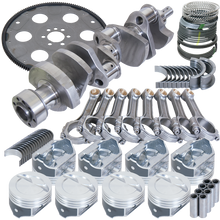 Load image into Gallery viewer, Eagle Chevy 350 1Pc 3.750in Crank 5.700in I-Beam Rod 4.030in Pistons Eagle 153 Tooth FP Bal Assembly