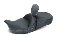 Load image into Gallery viewer, Mustang 08-21 Harley Electra Glide,Rd Glide,Rd King,Str Glide Touring Heated 1PC Seat Pearls-Black