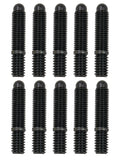 Moroso Bullet Nose Black OX Studs - 5/16-18 X 5/16-24 X 1 5/8 (10 Pack)