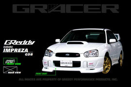 GReddy 04+ WRX & STi Fiberglass Front Lip Spoiler