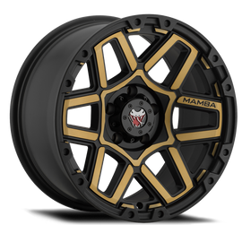 Mamba M23 17x9 6x135 ET12 Matte Black w/ Bronze Face