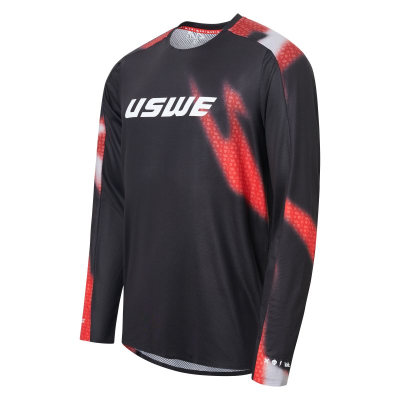 USWE Kalk Cartoon Off-Road Jersey Flame Red - Medium