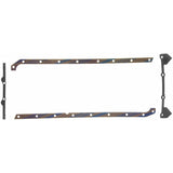 Fel-Pro Dodge D150 OS 12705 C-1 Engine Oil Pan Gasket Set Blue Stripe cork-rubber