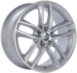 BBS SX 18x8 5x120 ET30 Sport Silver Wheel -72.5mm