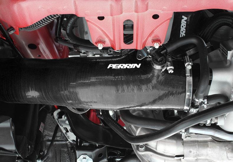 PERRIN 15-21 Subaru WRX / 14-18 Forester XT Turbo Inlet Hose 3in. w/ Turbo Adapter Flange - Black - GTR Auto