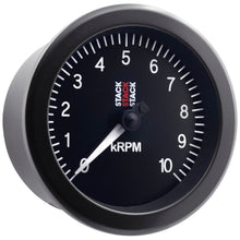 Load image into Gallery viewer, Autometer Stack Sport 88mm 0-10K RPM Tachometer - Black