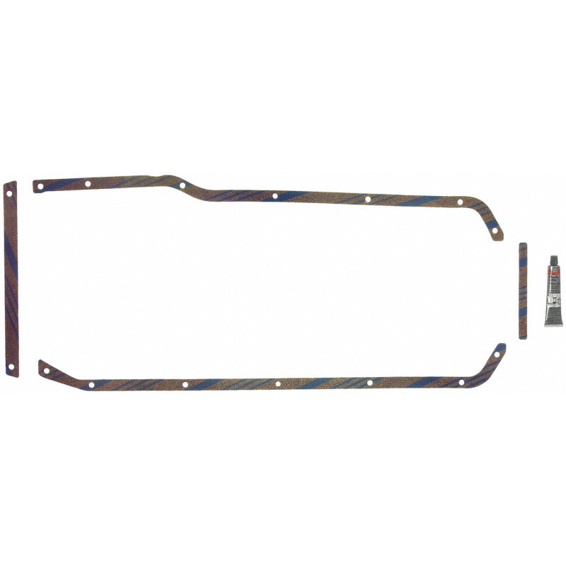 Fel-Pro Chevrolet C10 OS 30462 C Engine Oil Pan Gasket Set Blue Stripe cork-rubber