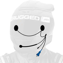 Load image into Gallery viewer, Rugged Radios OFFROAD Wired Helmet Kit with Alpha Audio Speakers Mic &amp; 3.5mm Earbud Jack