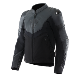 Dainese Iperattiva Leather-Tex Jacket Black/Black Size - 62