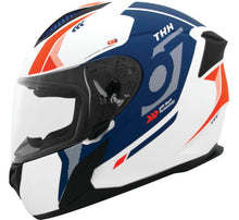 Load image into Gallery viewer, THH Helmets T810S Hayate White/Navy - 2XL