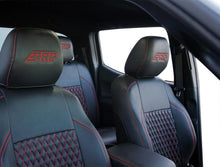 Load image into Gallery viewer, PRP 16-23 Toyota Tacoma Front Seat Covers (Pair) - Black/Orange