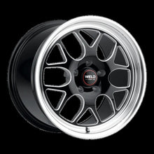 Load image into Gallery viewer, Weld Solana Drag 18x8 / 5x120 BP / ET15 / 5.09in BS / 78.1 Dia - Gloss Black MIL Wheel