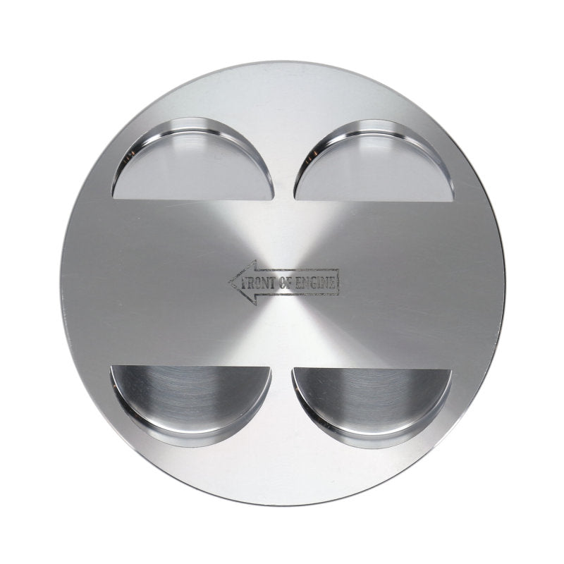 Manley Nissan GT-R 3.8L VR38DETT 99mm Bore 9.8:1 CR -2cc Dish Extreme Duty Piston Set w/ Rings