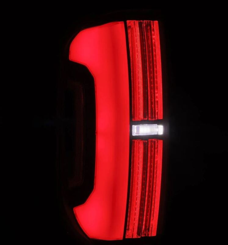 AlphaRex 14-21 Toyota Tundra Nova-Series LED Tail Lights - Black Red