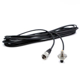 Rugged Radios 17 Ft Antenna Coax Cable with 3/8 NMO (TM) Thick Mount