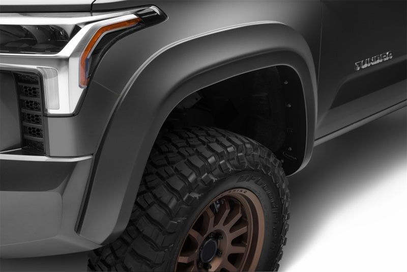 Bushwacker 22-23 Toyota Tundra Extend-A-Fender Style Flares 2pc Front- Black