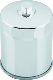 Twin Power Evo Chrome Oil Filter With Nut Replaces H-D 63796-77A 63805-80A 63806-83