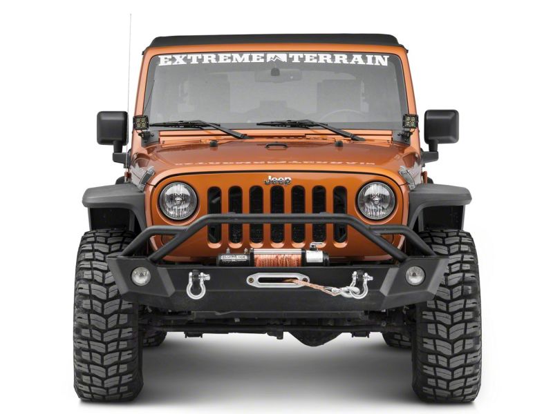 Raxiom 07-18 Jeep Wrangler JK Axial Series Windshield Pillar Mounted Light Brackets