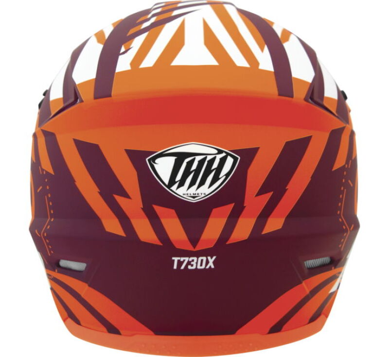 THH Helmets T730X Twister Purple/Orange - XS