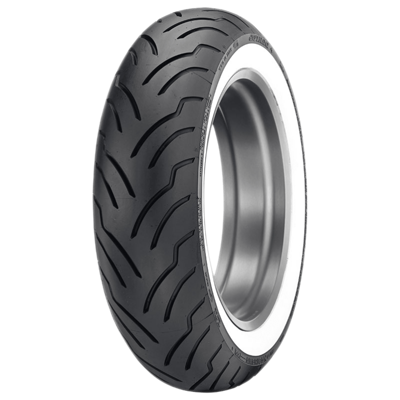 Dunlop American Elite Bias Rear Tire - 140/90B16 M/C 77H TL  - Wide Whitewall