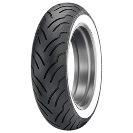 Dunlop American Elite Bias Rear Tire - MT90B16 M/C 74H TL  - Wide Whitewall
