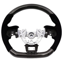 Load image into Gallery viewer, BLOX Racing 22+ Subaru Carbon/Alcantara Steering Wheel Black Stitching