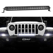 Load image into Gallery viewer, XK Glow Razor Light Bar Auxiliary High Beam Driving No Wire &amp; Switch 10in