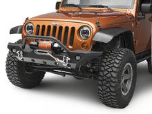 Load image into Gallery viewer, Raxiom 97-18 Jeep Wrangler TJ &amp; JK 6-LED Headlights w/ Partial Halo- Blk Housing (Clear Lens)