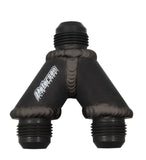Peterson Fluid Systems Y-Manifold -20AN Male To -20/20
