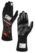 Load image into Gallery viewer, OMP SPORT GLOVES FIA 8856-2018 MY2025 BLACK / RED SZ S