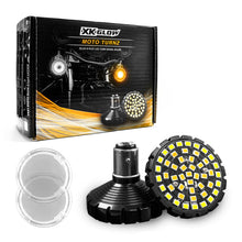 Load image into Gallery viewer, XK Glow Motorcycle Front LED Turn Signal Kit - Bullet Style Clear Lenses