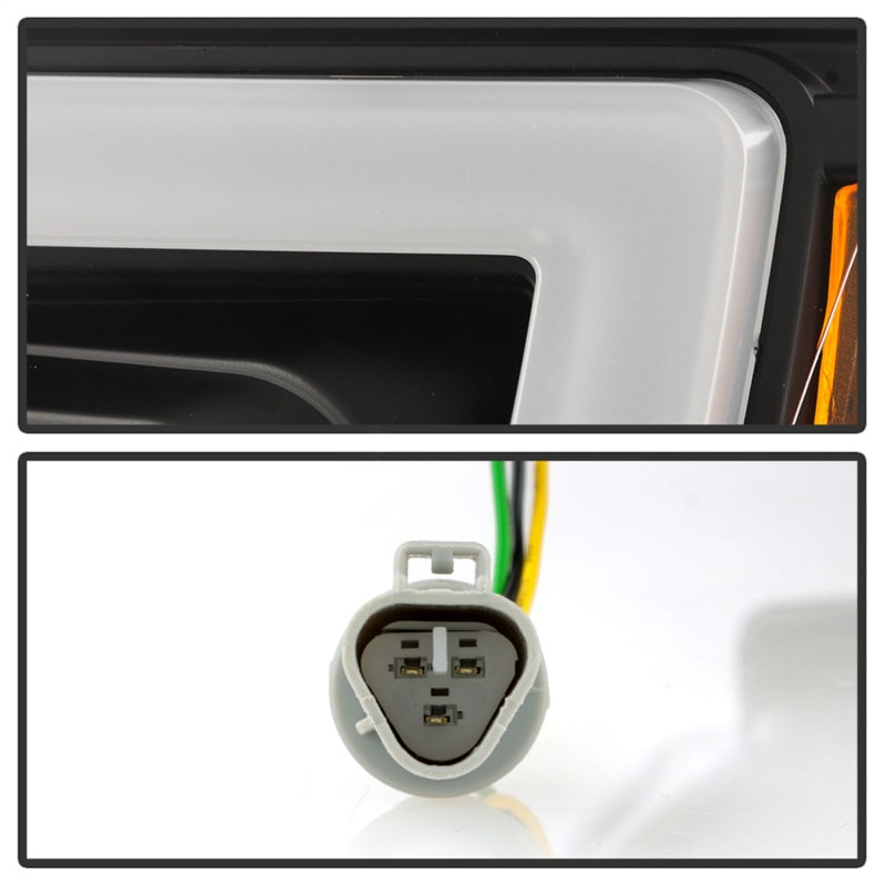 Spyder 05-08 Nissan Frontier/05-07 Pathfinder Projector Headlights - BLK (PRO-YD-NF05V2SI-SEQGR-BK)