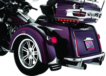 Load image into Gallery viewer, Kuryakyn Rear Mud Flaps For Trikes Chrome