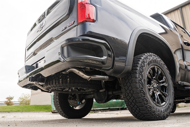 Corsa 2022-2024 Chevrolet Silverado 1500 Cat-Back Dual Rear Exit with Turn Down Tail Pipes