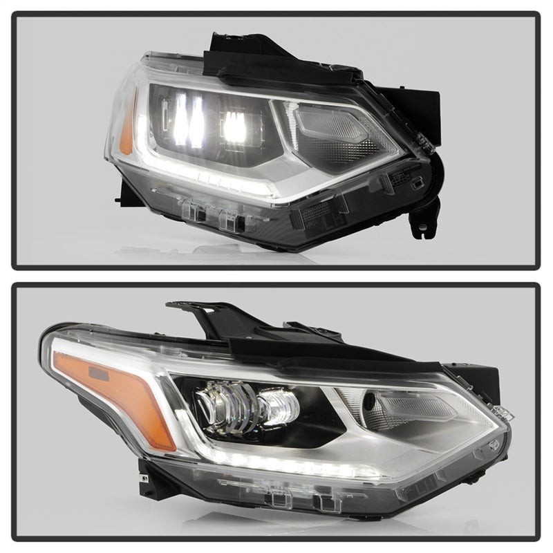 SPYDER 18-21 Chevy Traverse Full LED (Signal / Side Marker Halogen) Headlight - OE Right