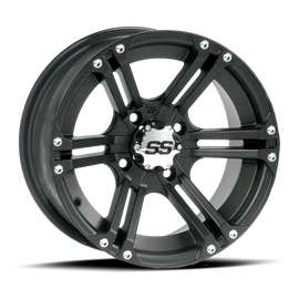 ITP SS 212 14x8 / 4x110 BP / 3+5 Offset Black Wheel