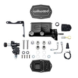 Wilwood Mopar Compact Tandem Master Cylinder Kit w/ Combination Valve & Pushrod 15/16in Bore - Black