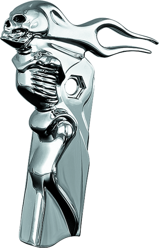Kuryakyn Zombie Front Shift Arm Cover 82-16 Touring Chrome